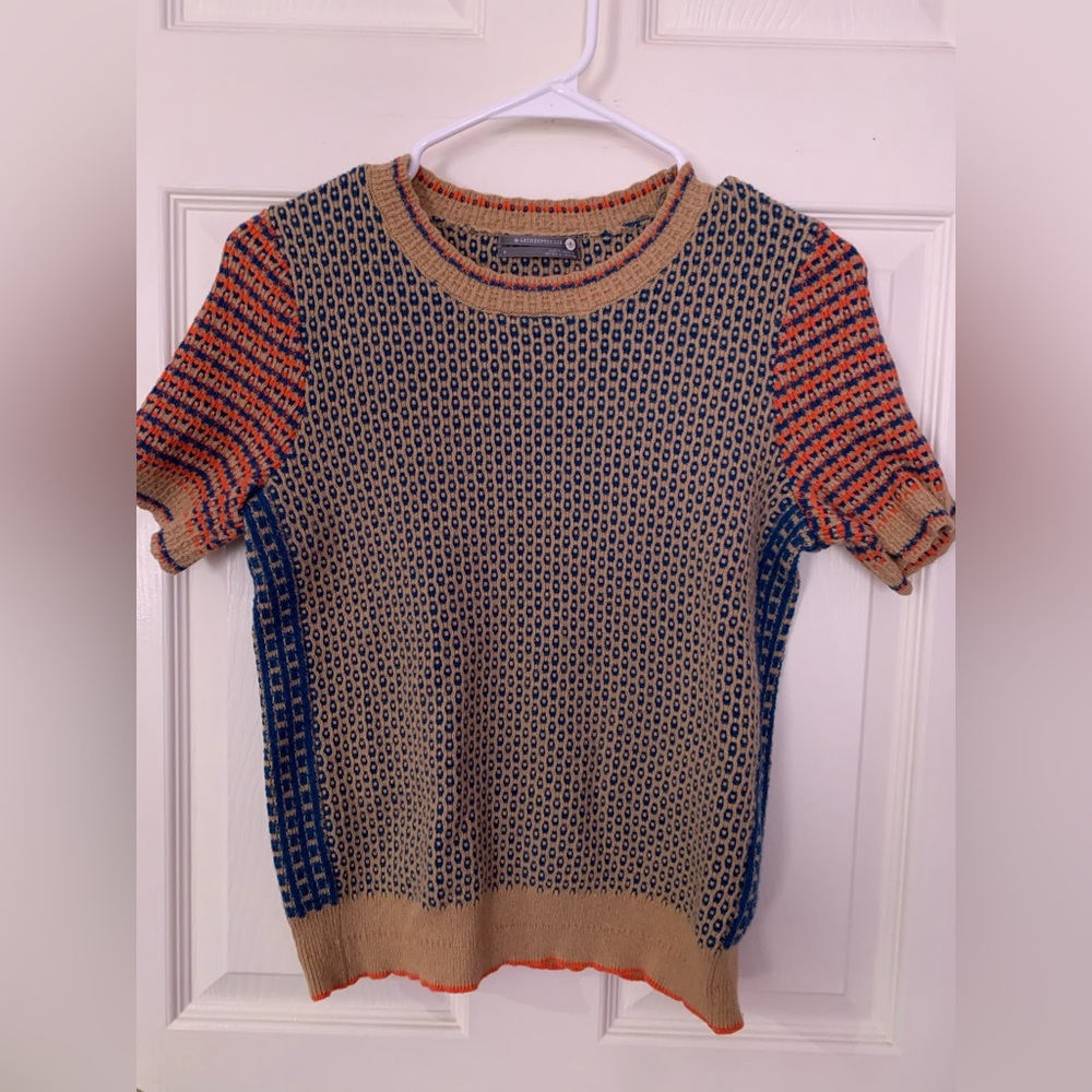 Anthropologie Patterned Sweater